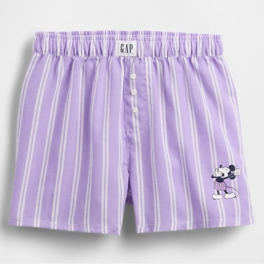 GAP Kids Lavender Striped Shorts